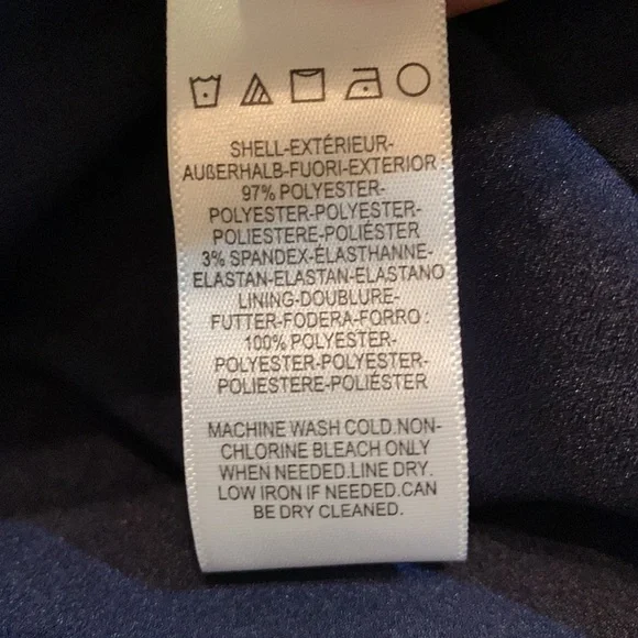 NWT Dress The Population Monroe Side Slit Gown in Midnight Blue - Picture 8 of 8